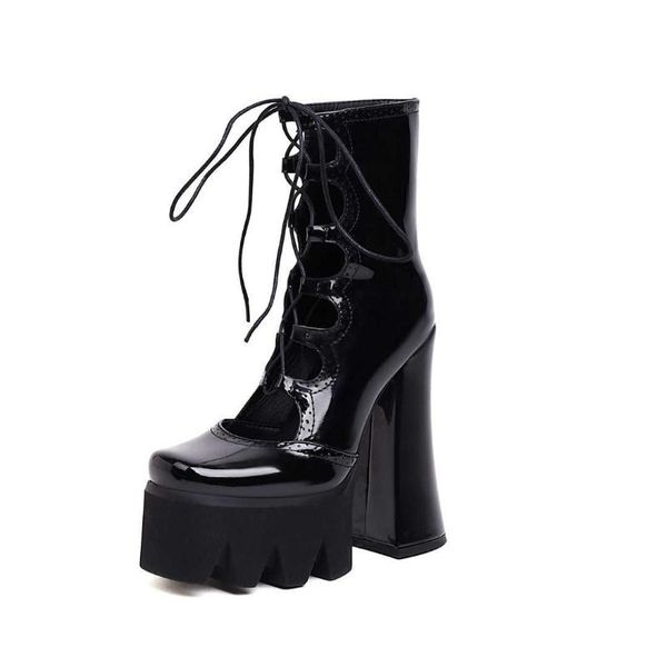 sandals wind women's shoes spring 2021 super high heel water platform 40-43 large cross strap cool boots, Black
sandals wind women's shoes spring 2021 super high heel water platform 40-43 large cross strap cool boots, Black