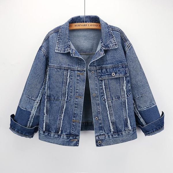women's jackets personality big code splicing jacket female leisure cowboy coat of cultivate one's morality short, Black;brown
women's jackets personality big code splicing jacket female leisure cowboy coat of cultivate one's morality short, Black;brown