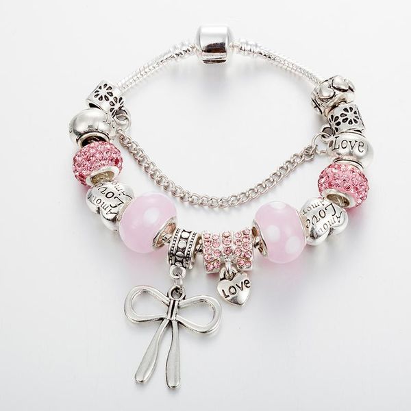 charm bracelets annapaer pink murano grass bead ottimo articolo for women bowknot bracelet & bangles bransoletki damskie b17083, Golden;silver
charm bracelets annapaer pink murano grass bead ottimo articolo for women bowknot bracelet & bangles bransoletki damskie b17083, Golden;silver