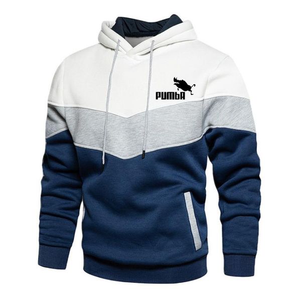 men's hoodies & sweatshirts 2021 autumn and winter casual fashion brand stitching pumba printed hooded sweater sportswear hoodie men, Black
men's hoodies & sweatshirts 2021 autumn and winter casual fashion brand stitching pumba printed hooded sweater sportswear hoodie men, Black