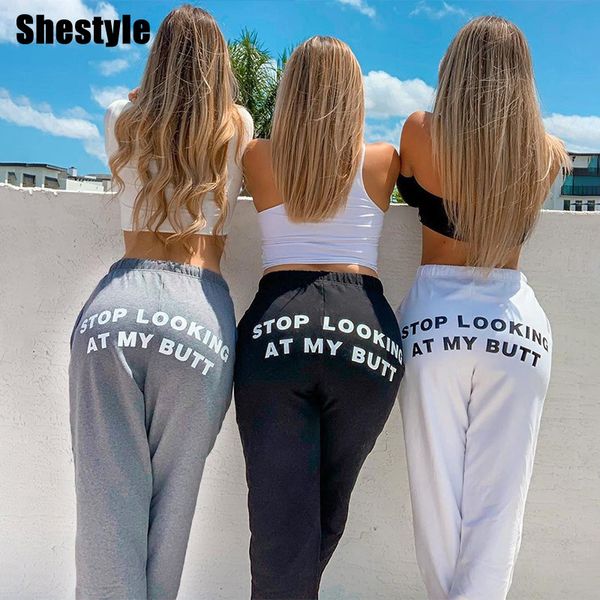 shestyle letter dstring feature casual pant fashion hoodies material loose high waist cool hip hop dancing pant women trousesb, Black;white
shestyle letter dstring feature casual pant fashion hoodies material loose high waist cool hip hop dancing pant women trousesb, Black;white