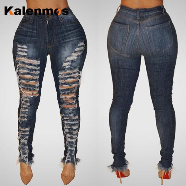 women's jeans kalenmos denim women stretch skinny 2021 ripped hole washed bodycon slim jeggings high waist pencil pants trousers, Blue
women's jeans kalenmos denim women stretch skinny 2021 ripped hole washed bodycon slim jeggings high waist pencil pants trousers, Blue