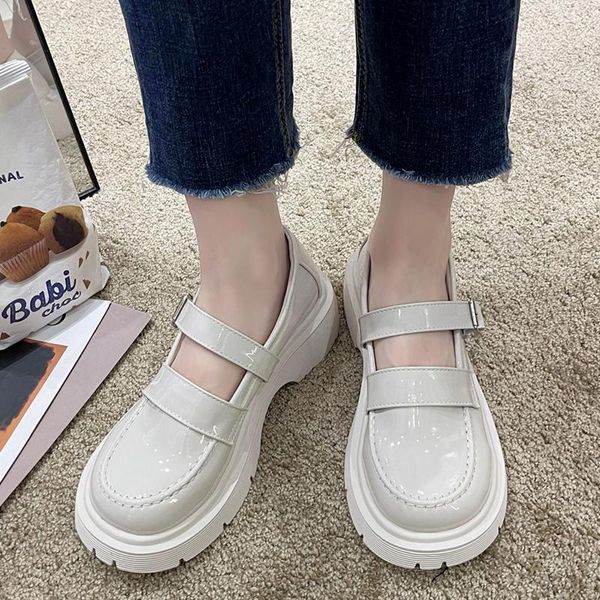 dress shoes rimocy white buckle platform mary janes women 2021 patent leather square heel lolita woman round toe jk uniform lady, Black
dress shoes rimocy white buckle platform mary janes women 2021 patent leather square heel lolita woman round toe jk uniform lady, Black