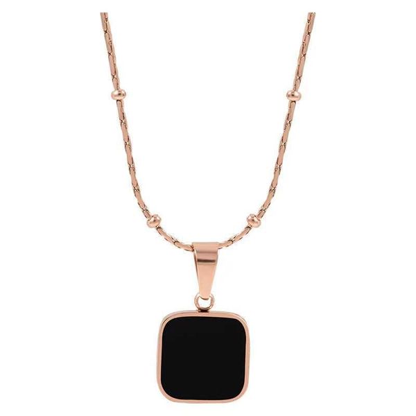 black geometry women beautiful korea contracted temperament necklace fashionable trendy chains, Silver
black geometry women beautiful korea contracted temperament necklace fashionable trendy chains, Silver
