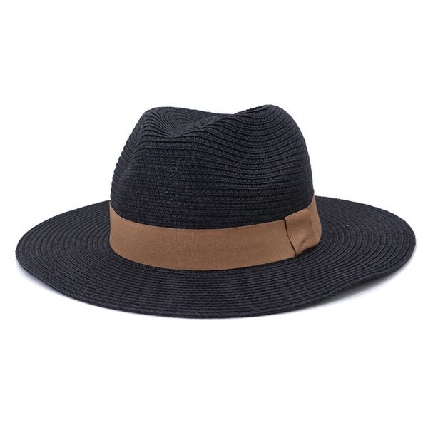 summer hat for women men wide brim panama sun straw hats with ribbon fashion outdoor travel beach fedora jazz hat, Blue;gray
summer hat for women men wide brim panama sun straw hats with ribbon fashion outdoor travel beach fedora jazz hat, Blue;gray