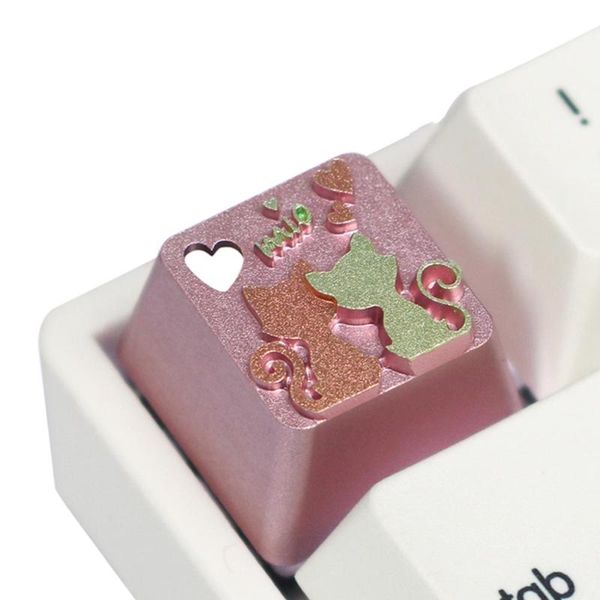 pink cute cat love metal keycap for cherry mx switch mechanical gaming keyboard aluminum alloy 3d back view luminous key cap keyboards
pink cute cat love metal keycap for cherry mx switch mechanical gaming keyboard aluminum alloy 3d back view luminous key cap keyboards