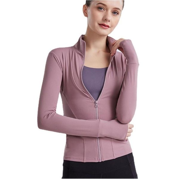 running jackets women sport jacket zipper yoga coat clothes quick dry fitness thumb hole sportswear gym workout top, Black;red
running jackets women sport jacket zipper yoga coat clothes quick dry fitness thumb hole sportswear gym workout top, Black;red