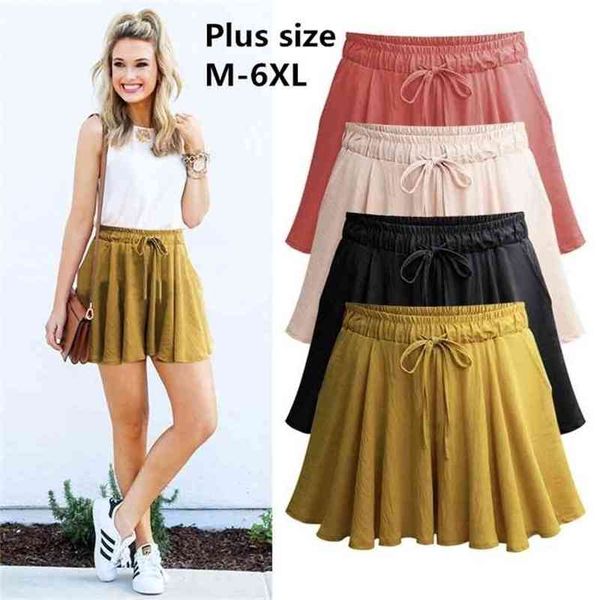 summer plus size 6xl women shorts skirts cotton wide leg casual loose female large 210724, White;black
summer plus size 6xl women shorts skirts cotton wide leg casual loose female large 210724, White;black