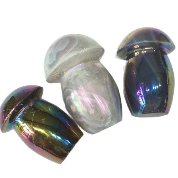 decorative objects & figurines reiki carved crystals spiritual stone aura big mushroom for home decoration
decorative objects & figurines reiki carved crystals spiritual stone aura big mushroom for home decoration