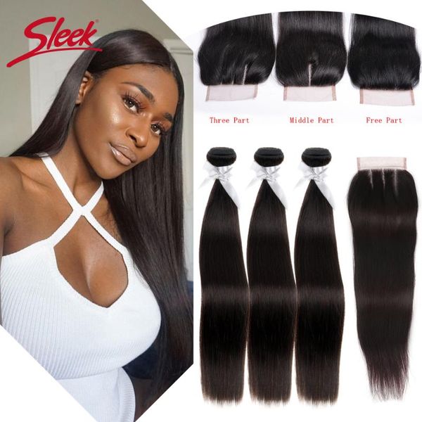 human hair bulks sleek peruvian straight 3 bundles with closure remy brazilian weave natural color closue, Black
human hair bulks sleek peruvian straight 3 bundles with closure remy brazilian weave natural color closue, Black