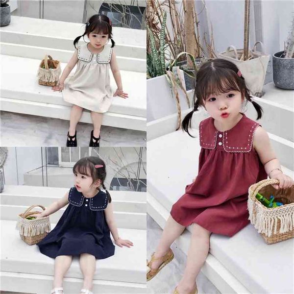 summer girls navy collar dress princess kids es for baby girl clothing 210702, Red;yellow
summer girls navy collar dress princess kids es for baby girl clothing 210702, Red;yellow