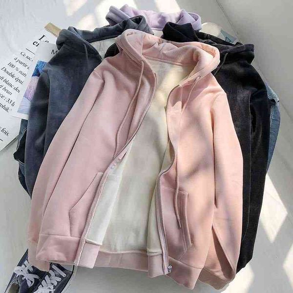 winter sweatshirt women movement white hooded plus velvet thick zipper up hoodie casual oversized black gray woman clothes, Black;white
winter sweatshirt women movement white hooded plus velvet thick zipper up hoodie casual oversized black gray woman clothes, Black;white