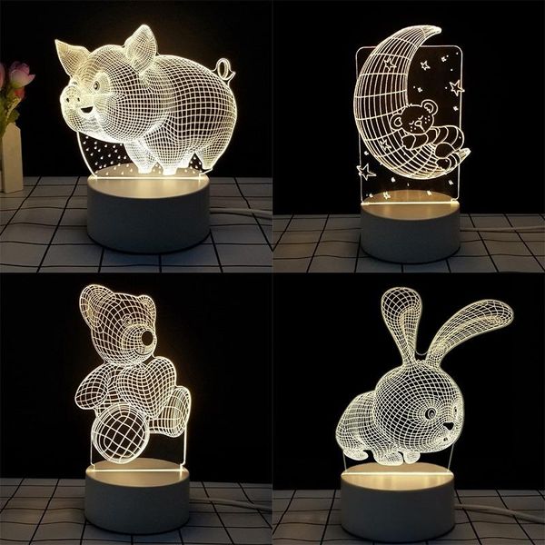 party decoration usb acrylic led lamp animal nightlight for kids child room decor table night light
party decoration usb acrylic led lamp animal nightlight for kids child room decor table night light