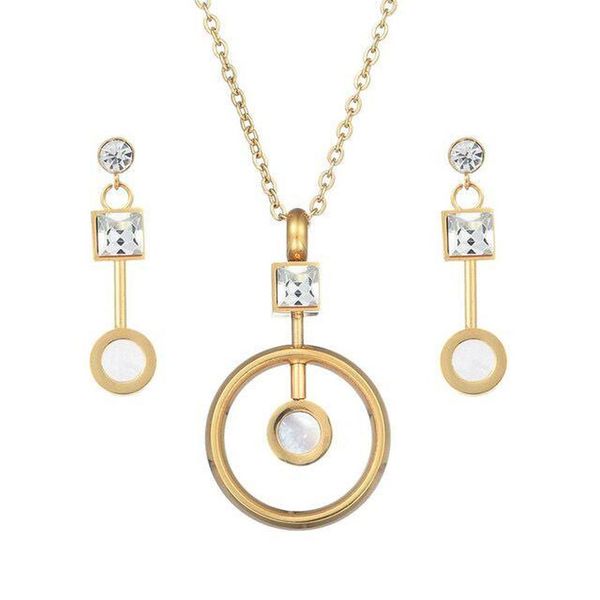2020 gold color austrian crystal classic hollow round necklace pendant earrings jewelry set, Silver
2020 gold color austrian crystal classic hollow round necklace pendant earrings jewelry set, Silver