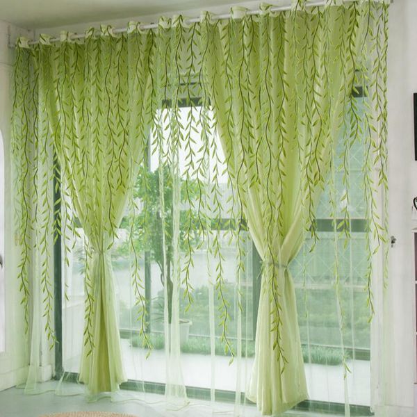 curtain & drapes modern willow leaf embroided tulle curtains double layers for living room window home bedroom pure color voile valances
curtain & drapes modern willow leaf embroided tulle curtains double layers for living room window home bedroom pure color voile valances