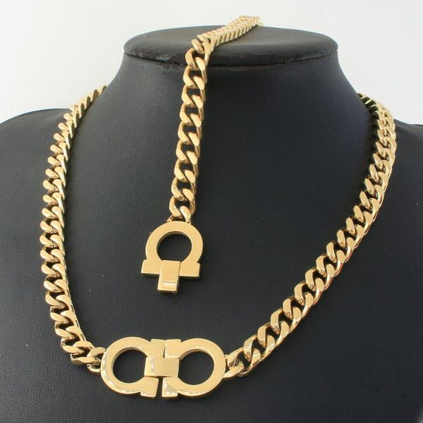 earrings & necklace fashion 8mm chain stainless steel gold color bracelet jewelry sets joyas de acero inoxidable para mujer sbjzevge, Silver
earrings & necklace fashion 8mm chain stainless steel gold color bracelet jewelry sets joyas de acero inoxidable para mujer sbjzevge, Silver