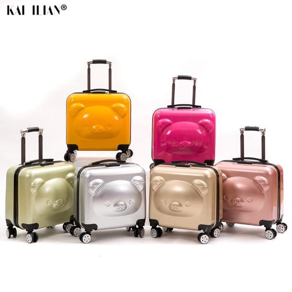 suitcases bear kid's travel trolley luggage suitcase bag on wheels case children rolling for boy girls cartoon box
suitcases bear kid's travel trolley luggage suitcase bag on wheels case children rolling for boy girls cartoon box