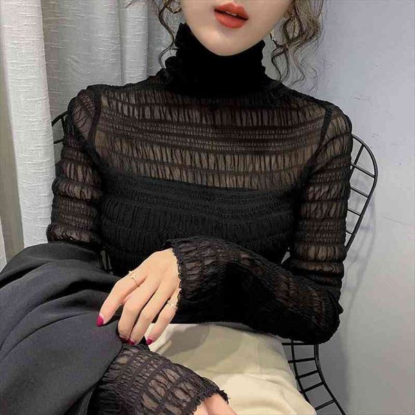 9 colors transparent long sleeve womens shirt lace autumn camisa see through vintage blouse women sweet korean female, White
9 colors transparent long sleeve womens shirt lace autumn camisa see through vintage blouse women sweet korean female, White