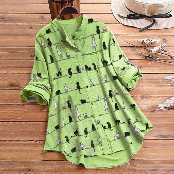 women's blouses & shirts women casual loose long sleeve tunic shirt summer elegant blouse streetwear plus size s-5xl 2021 fashion, White
women's blouses & shirts women casual loose long sleeve tunic shirt summer elegant blouse streetwear plus size s-5xl 2021 fashion, White