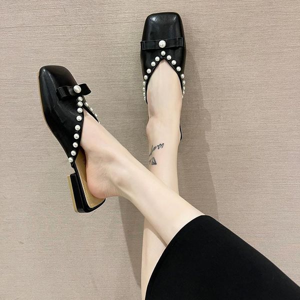 shoes woman 2021 square toe butterfly-knot low female slippers luxury slides mules string bead soft cover designer summ, Black
shoes woman 2021 square toe butterfly-knot low female slippers luxury slides mules string bead soft cover designer summ, Black