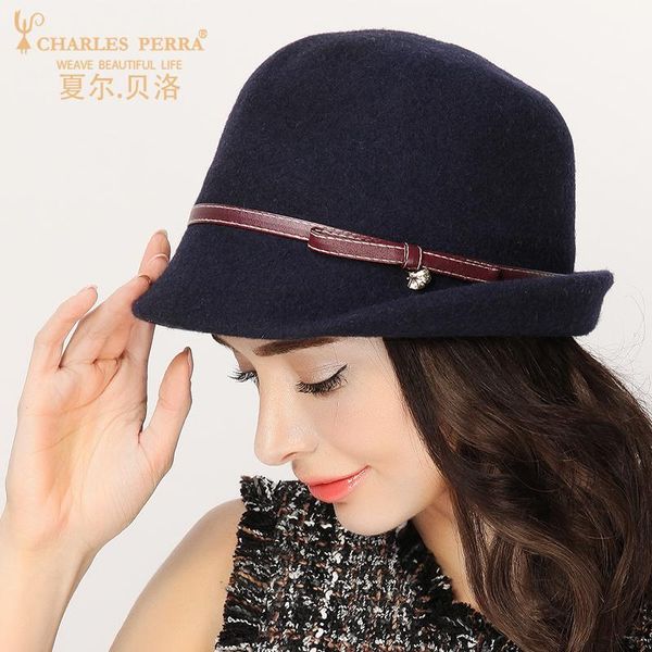 stingy brim hats lady fedoras wool hat girls woolen cap female elegant fashion fishman autumn and winter warm wear b-8672, Blue;gray
stingy brim hats lady fedoras wool hat girls woolen cap female elegant fashion fishman autumn and winter warm wear b-8672, Blue;gray