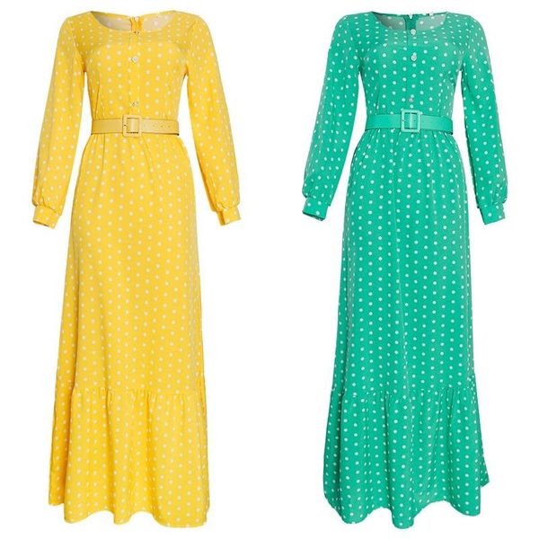 ethnic clothing women dress african print polka dot chiffon dresses 2021 spring summer fashion maxi abaya kaftan elegant evening robe outfit, Red
ethnic clothing women dress african print polka dot chiffon dresses 2021 spring summer fashion maxi abaya kaftan elegant evening robe outfit, Red