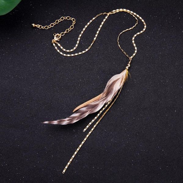 pendant necklaces creative simple feather necklace female temperament clavicle hundred matching accessories, Silver
pendant necklaces creative simple feather necklace female temperament clavicle hundred matching accessories, Silver