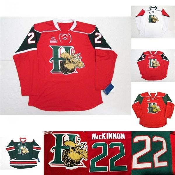 52Halifax Mooseheads 2012 Pres 22 Nathan MacKinnon 27 Jonathan Drouin Hockey jersey Home Red Stitched Logos embroidered Jerseys
52Halifax Mooseheads 2012 Pres 22 Nathan MacKinnon 27 Jonathan Drouin Hockey jersey Home Red Stitched Logos embroidered Jerseys