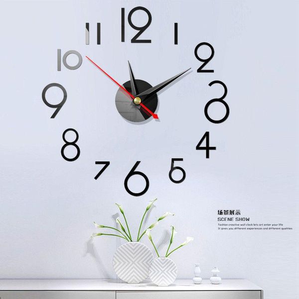 wall clocks mute home decoration clock relogio de parede casa digital diy acrylic creative 3d mirror
wall clocks mute home decoration clock relogio de parede casa digital diy acrylic creative 3d mirror
