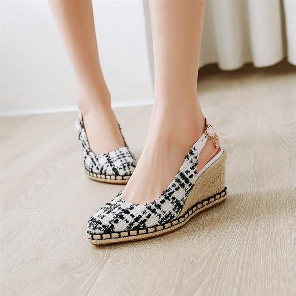dress shoes ymechic summer 2021 plaid white black heels pumps wedges for women wedge high heel plus size slingbacks ladies
dress shoes ymechic summer 2021 plaid white black heels pumps wedges for women wedge high heel plus size slingbacks ladies