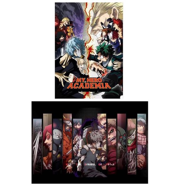 paintings japanese anime my hero academia poster home decoration kraft painting wall stickers
paintings japanese anime my hero academia poster home decoration kraft painting wall stickers