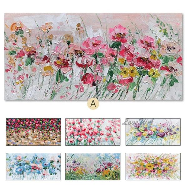 pink flowers wall decor hand painted canvas oil paintings abstract artwork modern painting for living room
pink flowers wall decor hand painted canvas oil paintings abstract artwork modern painting for living room