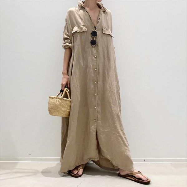 long shirt style single women dresses breasted slim lapel fashion solid color all match loose casual japanese female, Black;gray
long shirt style single women dresses breasted slim lapel fashion solid color all match loose casual japanese female, Black;gray