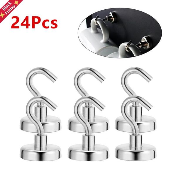 24pcs/lot strong magnetic hooks heavy duty wall hook hanger key coat cup hanging home kitchen storage organization & rails
24pcs/lot strong magnetic hooks heavy duty wall hook hanger key coat cup hanging home kitchen storage organization & rails