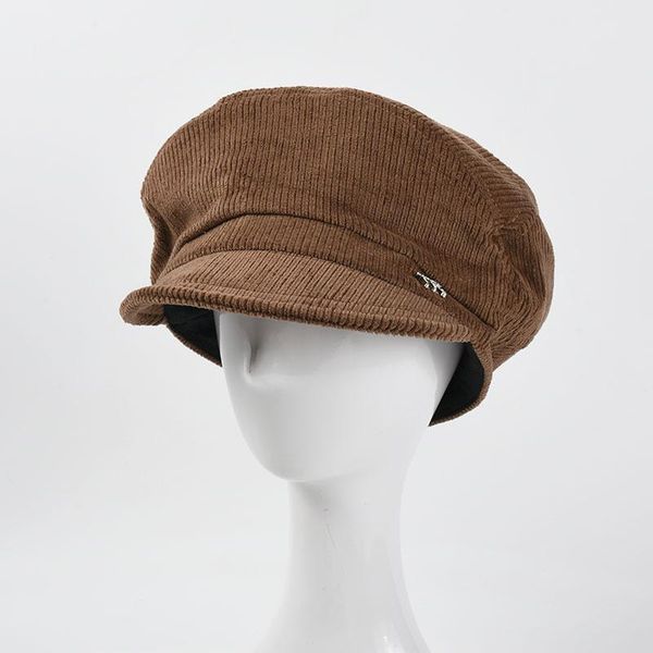 stingy brim hats autumn large edition soft brimmed corduroy octagonal hat female solid color beret literature and art spaper children's, Blue;gray
stingy brim hats autumn large edition soft brimmed corduroy octagonal hat female solid color beret literature and art spaper children's, Blue;gray