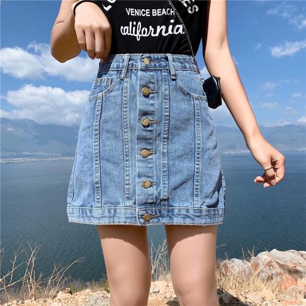 skirts s-xl summer skirt 2021 korean style single breasted buttons high waist denim a line mini jeans womens (z5275), Black
skirts s-xl summer skirt 2021 korean style single breasted buttons high waist denim a line mini jeans womens (z5275), Black