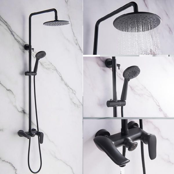 boonion dumb black brass luxury multi-function shower faucets bathroom set diverter mixer valve and coldsystem sets
boonion dumb black brass luxury multi-function shower faucets bathroom set diverter mixer valve and coldsystem sets
