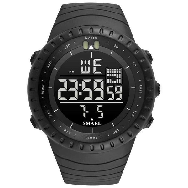 smael brand men's digital watches luxury waterproof modern clock male day-date led chronograph electronic wristwatches 1237 210728, Slivery;brown
smael brand men's digital watches luxury waterproof modern clock male day-date led chronograph electronic wristwatches 1237 210728, Slivery;brown