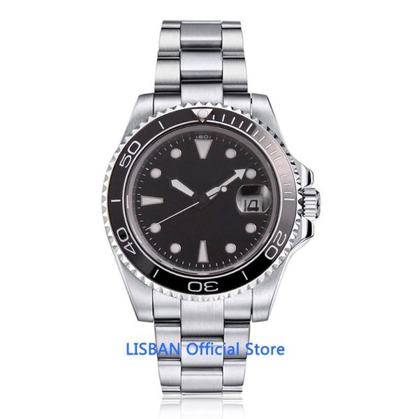 wristwatches 40mm sterile dial automatic mechanical mens watch sapphire glass clock luminous waterproof calendar wristwatch men, Slivery;brown
wristwatches 40mm sterile dial automatic mechanical mens watch sapphire glass clock luminous waterproof calendar wristwatch men, Slivery;brown