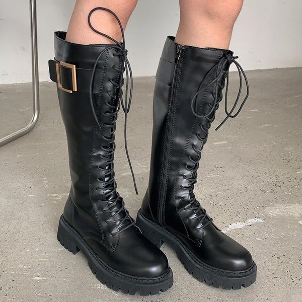 boots 2021 autumn winter fashion women modern round toe platform shoes zipper ladies spring knee high motorcycle, Black
boots 2021 autumn winter fashion women modern round toe platform shoes zipper ladies spring knee high motorcycle, Black