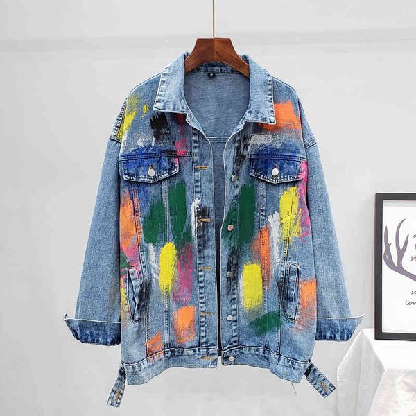 jacket streetwear fashion multicolor graffiti denim women autumn vintage loose mid long jeans jacket coat female chaqueta mujer, Black;brown
jacket streetwear fashion multicolor graffiti denim women autumn vintage loose mid long jeans jacket coat female chaqueta mujer, Black;brown