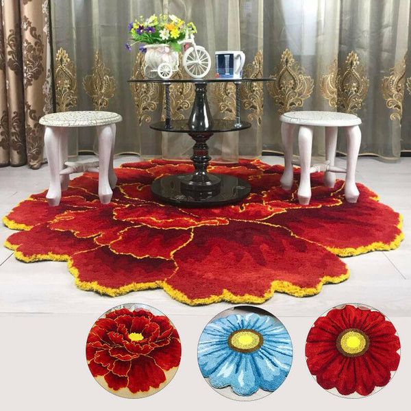carpets 3d peony pattern thick carpet nordic art flower rug soft flocking daisy for living room bedroom anti-slip hallway door mat
carpets 3d peony pattern thick carpet nordic art flower rug soft flocking daisy for living room bedroom anti-slip hallway door mat