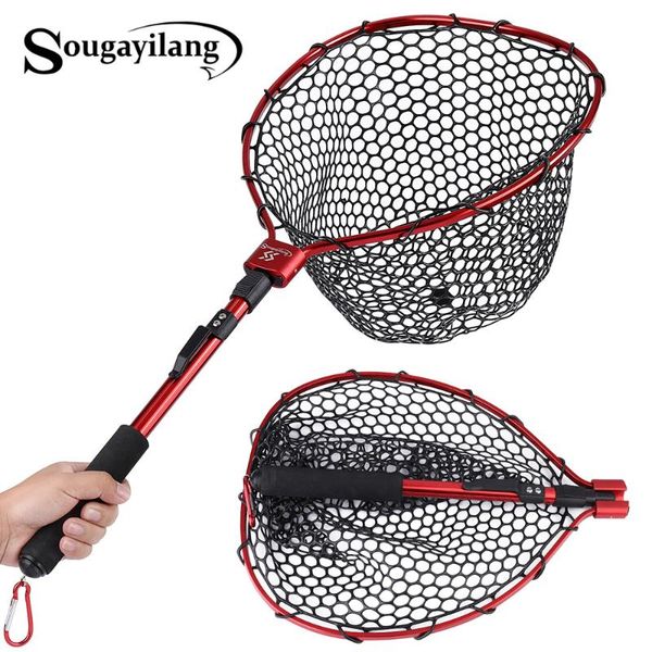 sougayilang 81cm/95cm collapsible fishing net aluminium alloy foldable hand pole landing for boat rods
sougayilang 81cm/95cm collapsible fishing net aluminium alloy foldable hand pole landing for boat rods