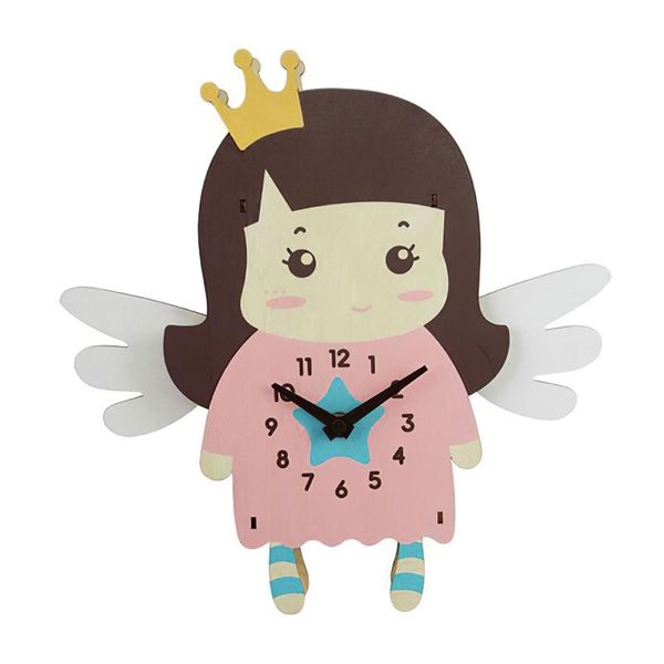 wall clocks cute angel designed with nails silent movement hanging clock battery powered decorative for home cafe office
wall clocks cute angel designed with nails silent movement hanging clock battery powered decorative for home cafe office