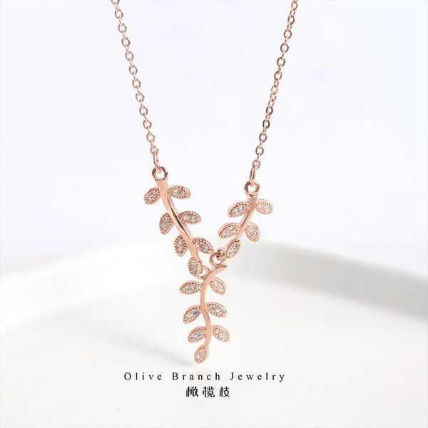chains necklace for women 925 sterling silver diamond leaf chain mori olive branch clavicle ladies.
chains necklace for women 925 sterling silver diamond leaf chain mori olive branch clavicle ladies.