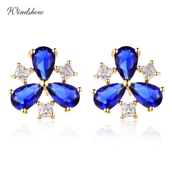 stud three clover flower blue cz triangle earrings for women girls brass w gold color jewelry aros aretes orecchini oorbellen, Golden;silver
stud three clover flower blue cz triangle earrings for women girls brass w gold color jewelry aros aretes orecchini oorbellen, Golden;silver
