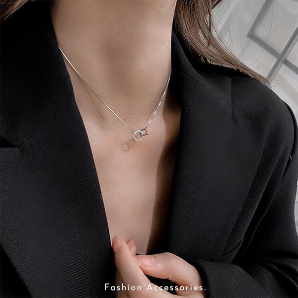 chains niche design necklace female summer 2021 ins cold wind fashion sense light luxury clavicle chain fairy, Silver
chains niche design necklace female summer 2021 ins cold wind fashion sense light luxury clavicle chain fairy, Silver