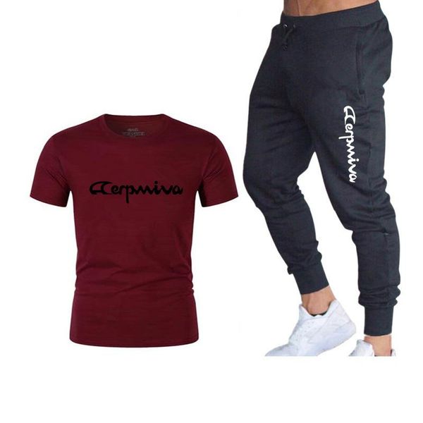 men's tracksuits sports leisure suit 2021 spring and summer breathable running two-piece trend, Gray
men's tracksuits sports leisure suit 2021 spring and summer breathable running two-piece trend, Gray
