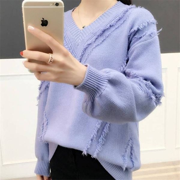 women's sweaters sweater with v-neck, korean fashion autumn winter knitted woman's 9uah, White;black
women's sweaters sweater with v-neck, korean fashion autumn winter knitted woman's 9uah, White;black