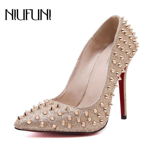 dress shoes niufuni 2021 summer rivet pointed thin high heels fine with shallow mouth party wedding women, Black
dress shoes niufuni 2021 summer rivet pointed thin high heels fine with shallow mouth party wedding women, Black
